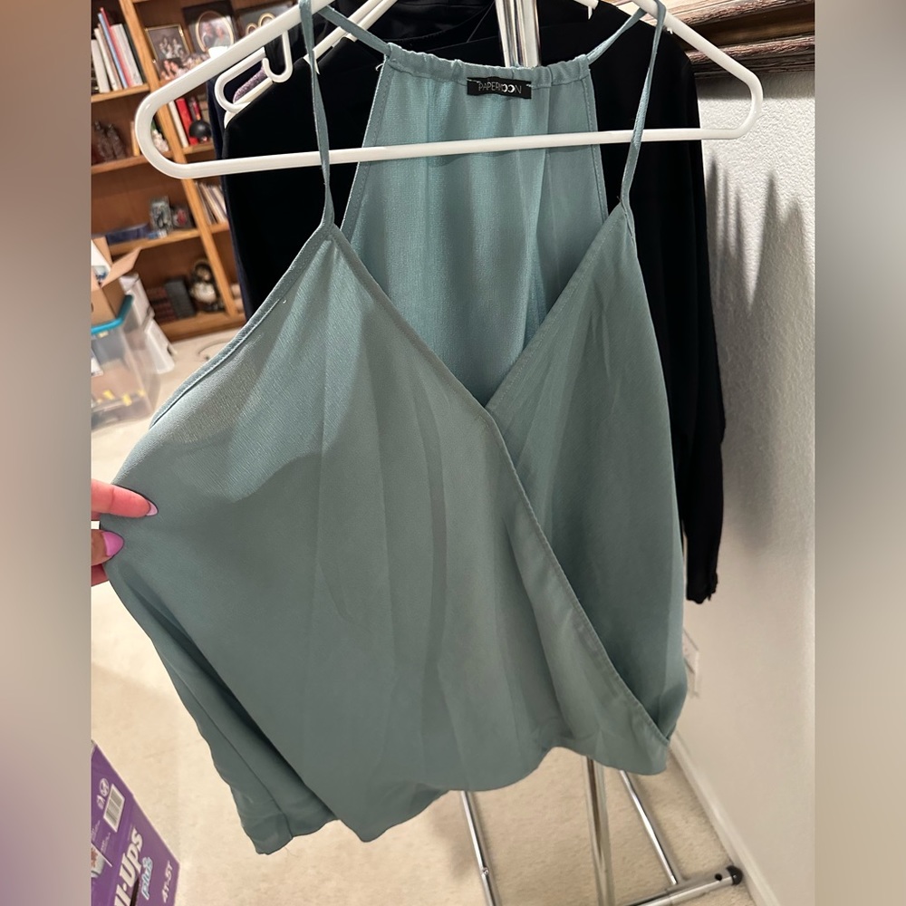 Papermoon Faux Wrap Blouse